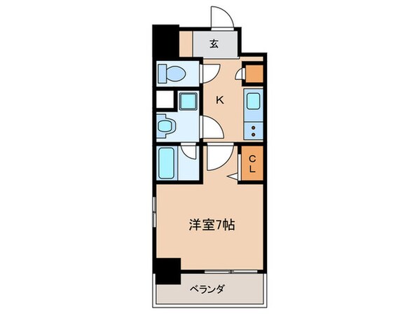 ルネフラッツ名駅西の物件間取画像